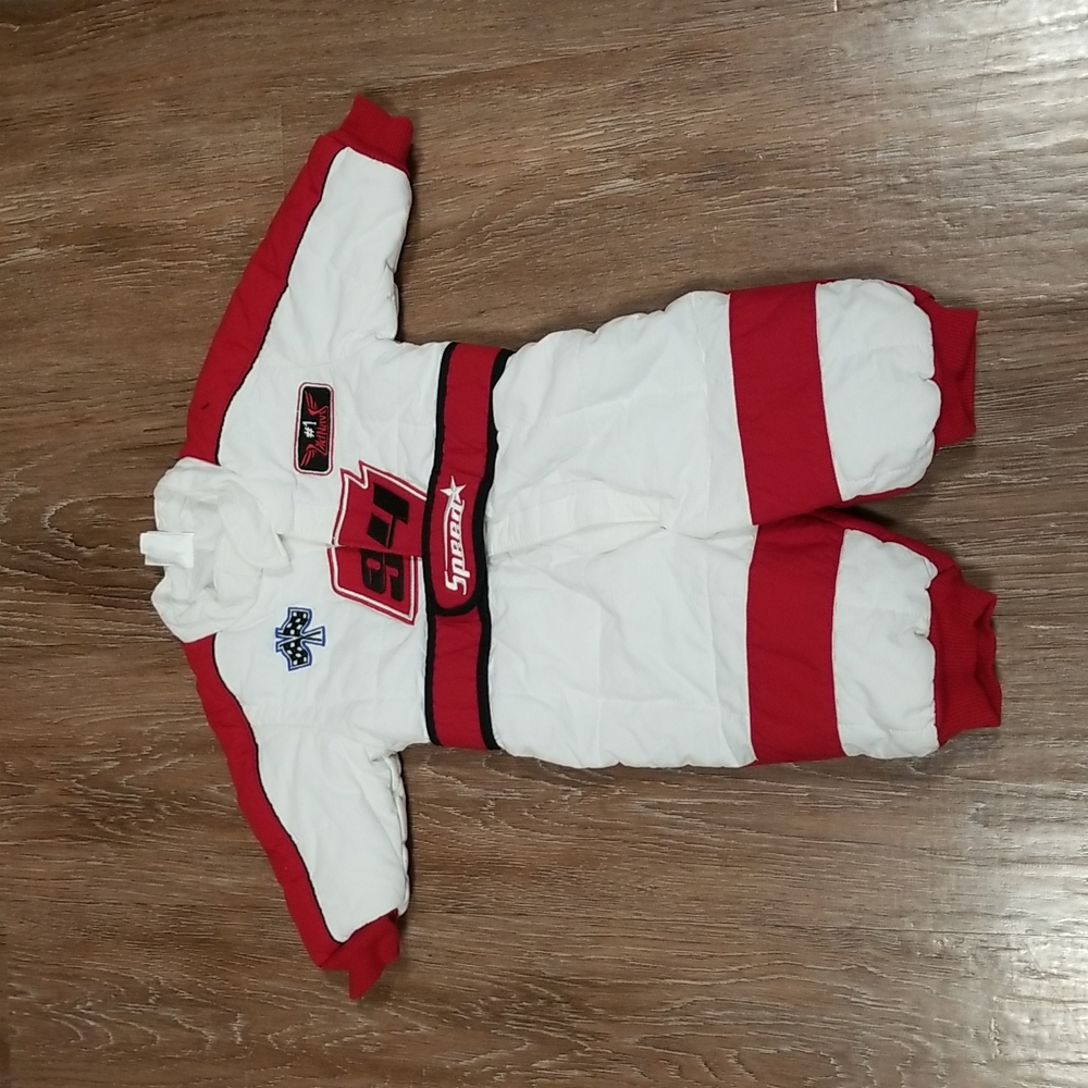 (3-6M) Vintage Old Navy Kids One Piece Snowsuit Winter Colorful Lightweight